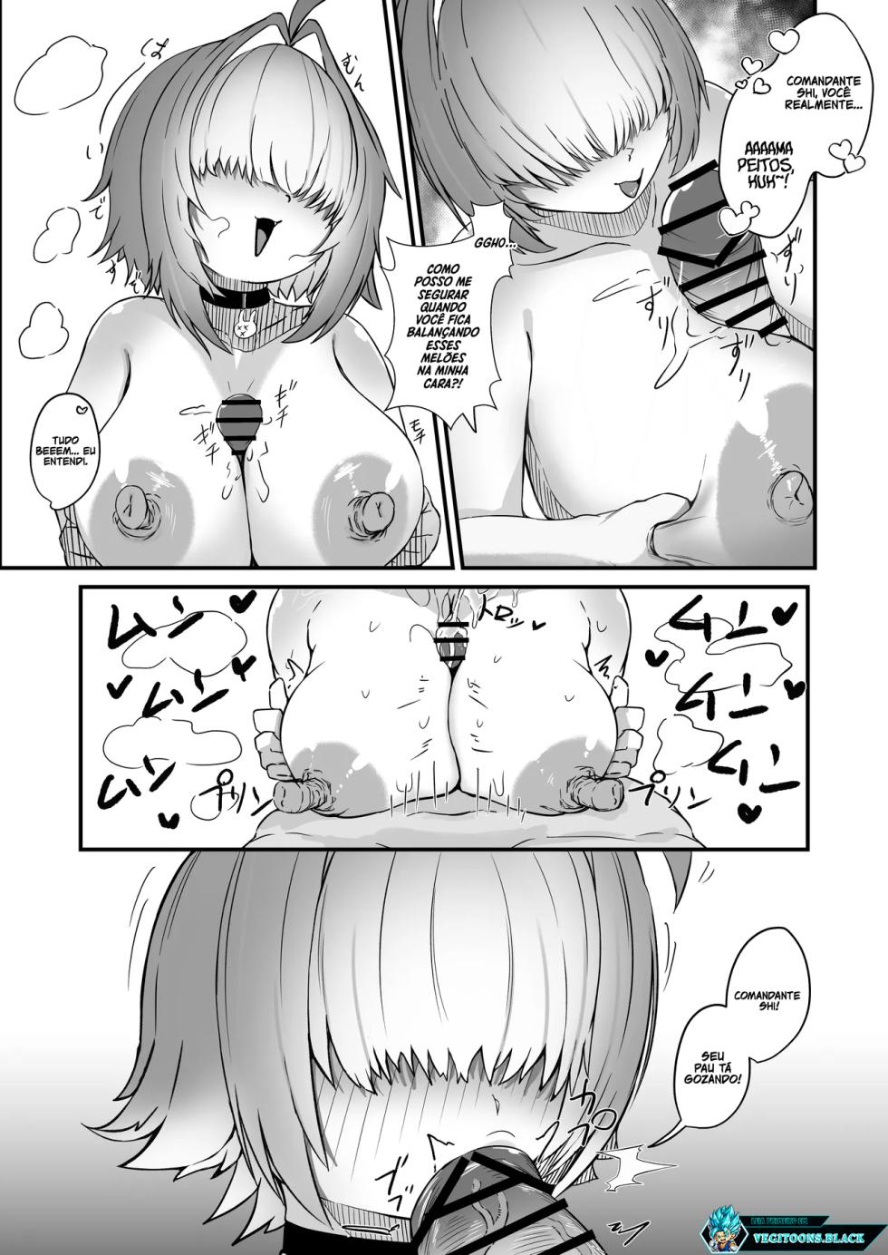 [Niku Niku Kyoudan (Nikudoufu)] Elegg ni Shikikanshi no Ochinpo wo Nuitemorau Hanashi | The Commander Gets Elegg To Take Care Of His Dick (Goddess of Victory: Nikke)  [Portuguese] {Vegitoons} - Page 13