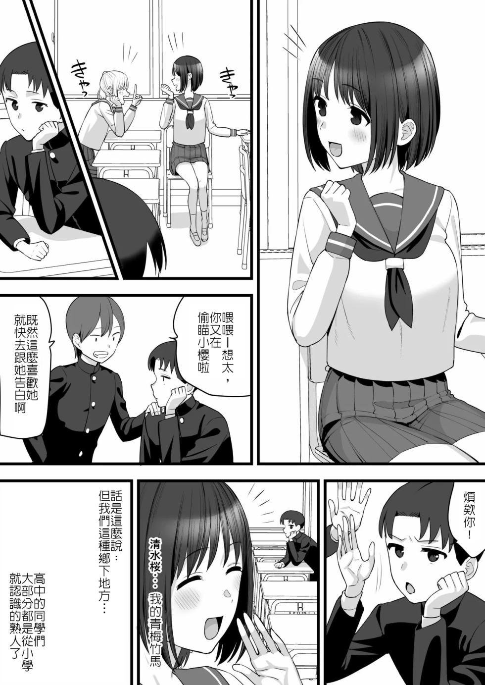 [Take Shinshi] Yarichin ga Tenkou Shite Kita! BSS Hen | 金毛渣男轉來我們學校了！BSS [Chinese] [堅決旗幟鮮明地徹底擁護純愛黨漢化組] - Page 3