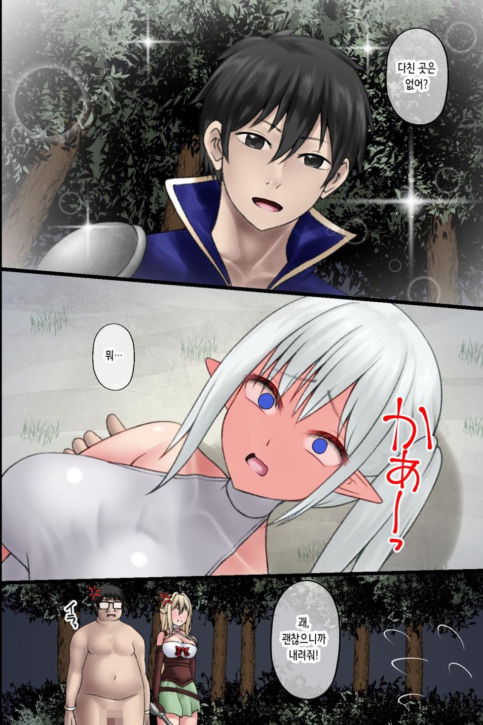 [MCmc] Ore dake ga Ninshikisarenai Isekai. Shiranai Chinpo ni Nakadashisaremakuru Bakunyuu Elf-tachi | 나만이 인식되지 않는 이세계. 모르는 자지에 마구 질싸당하는 폭유 엘프들 [Korean] - Page 11