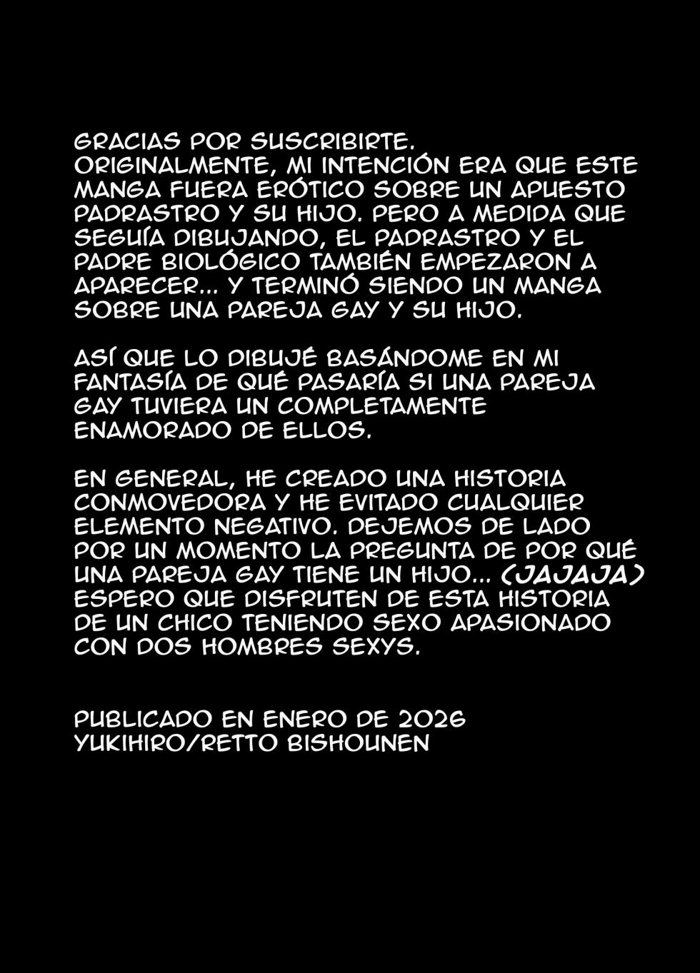 [Rettou Bishounen (Yukihiro)] Shounen to Futari no Chichi Yokubou Kazoku | Tiempo con papá  una familia amorosa [Spanish] [Nectorkun] - Page 24
