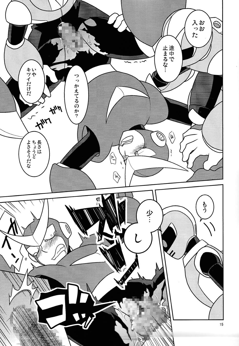 [Enkei datsumo-sho (Pain)] GARAGE. (Mega Man 7) - Page 14