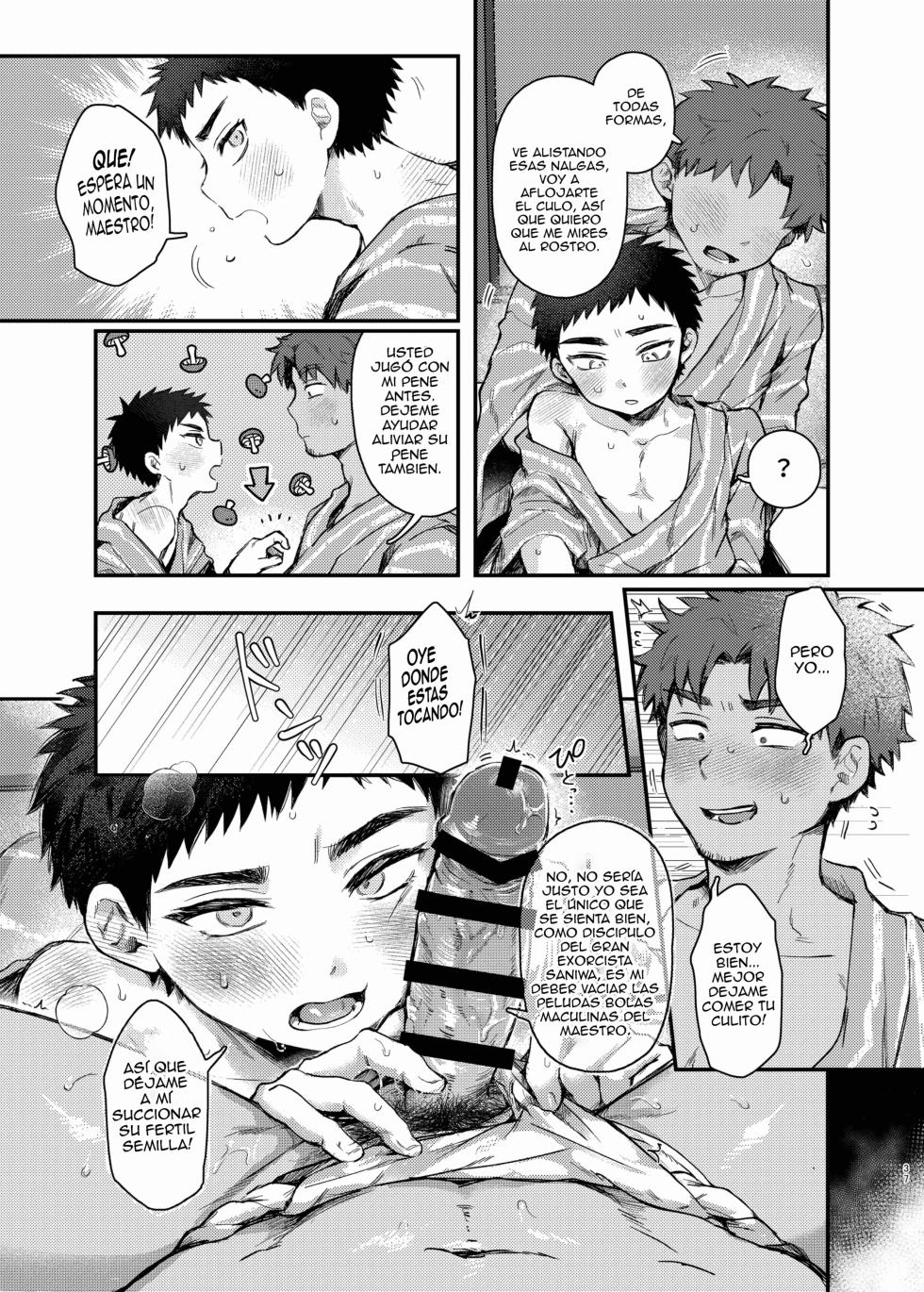 [Ebiharami (Yoruge)] Taishou, Nani mo Shinakute Ii no ka Touken Ranbu dj [ESPAÑOL] - Page 36