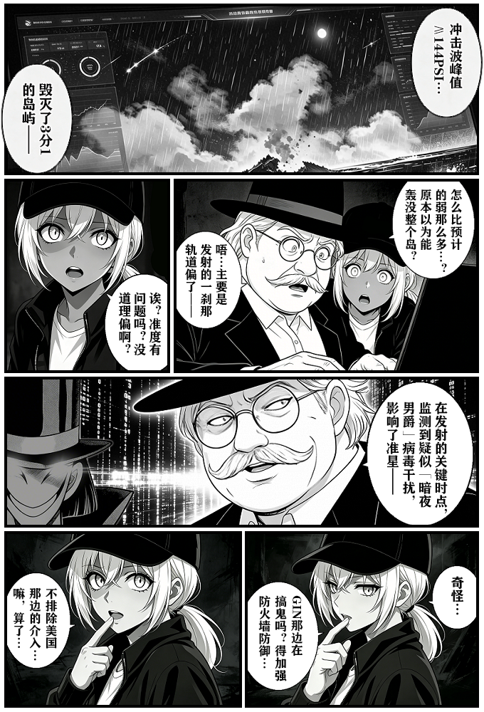[unknown]月影岛的亡魂13天坠（detective conan） [AI Generated] - Page 21