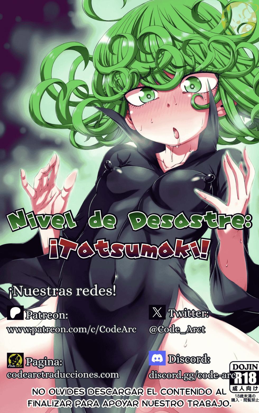 [Hanya Yashiki (hanya)] Nivel de desastre: Tatsumaki (One Punch Man) [Spanish] - Page 2