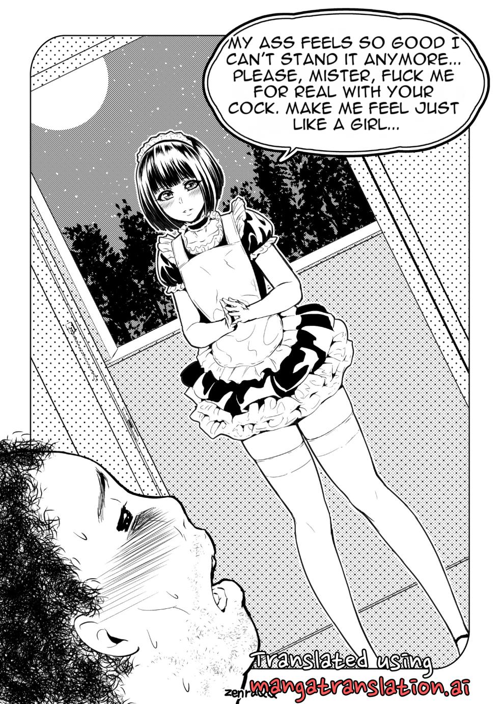 [Zenra QQ] Anal Feels So Good I Can't Hold Back, So Mister, Won't You Ravish Me With Your Real Cock? Just Like a Girl...[English][MTL] - Page 1