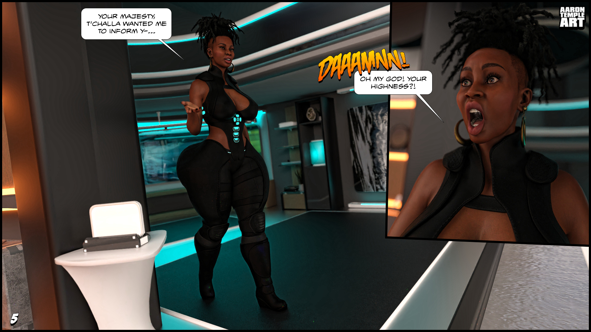 AaronTempleArt - Lust In Wakanda 3 - Page 6