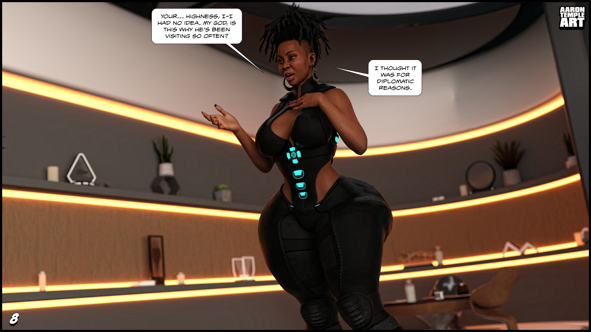 AaronTempleArt - Lust In Wakanda 3 - Page 9