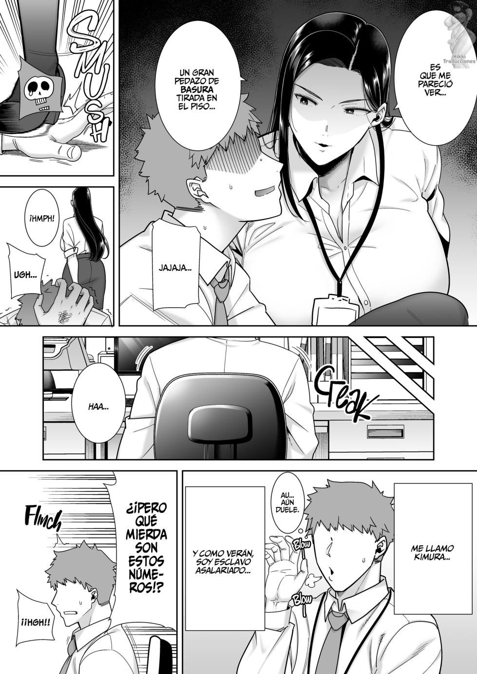 [DOLL PLAY (Kurosu Gatari)] PowerHara Onna Joushi to Shachiku-kun 1-4 | Una Jefa abusiva que explota a su empleado [Digital] [Spanish] - Page 5
