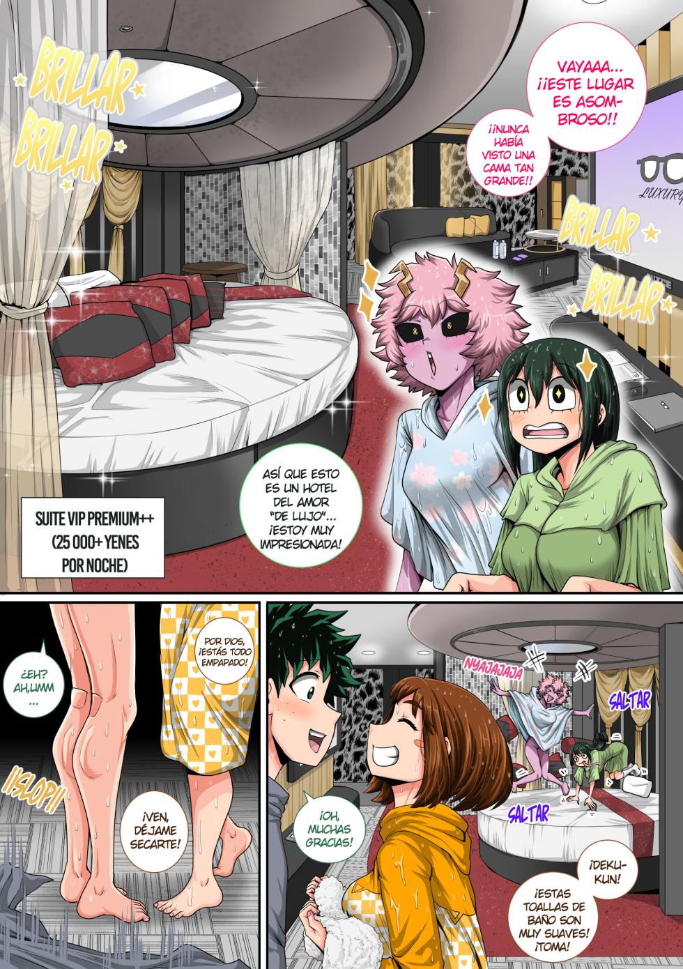 [Juicebox Koujou (Juna Juna Juice)] My Harem Academia Chapter 8 Part 3 Breaking into a broken heart [Spanish] [NTINFS] - Page 27