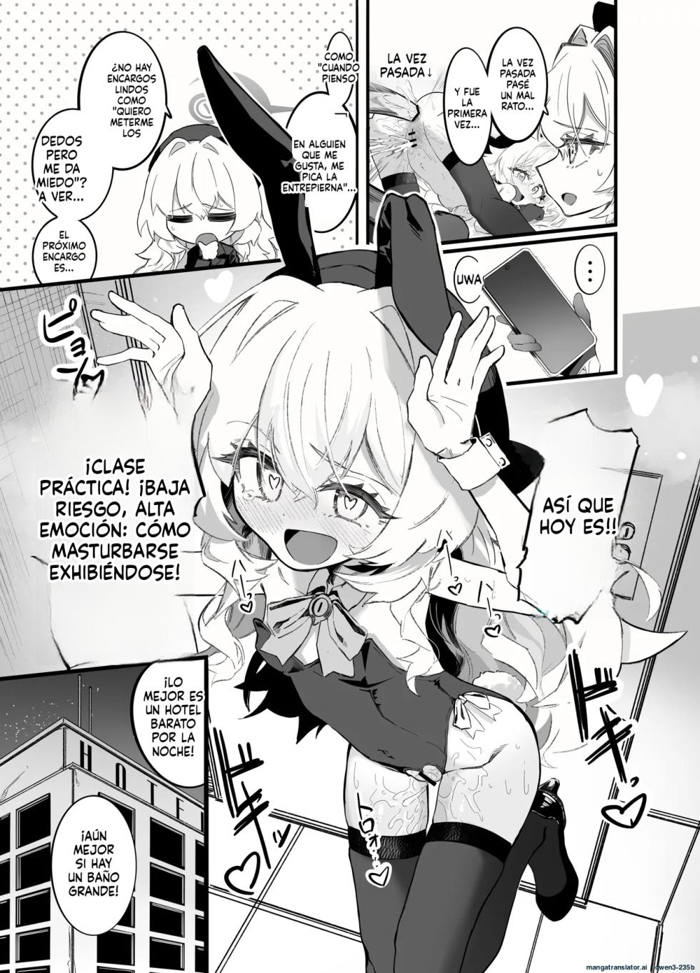 [Chinu Chinu-ya (Uracine)] Onani Consultant Niyaniya Kyouju (Blue Archive) [Spanish] [Digital] - Page 10