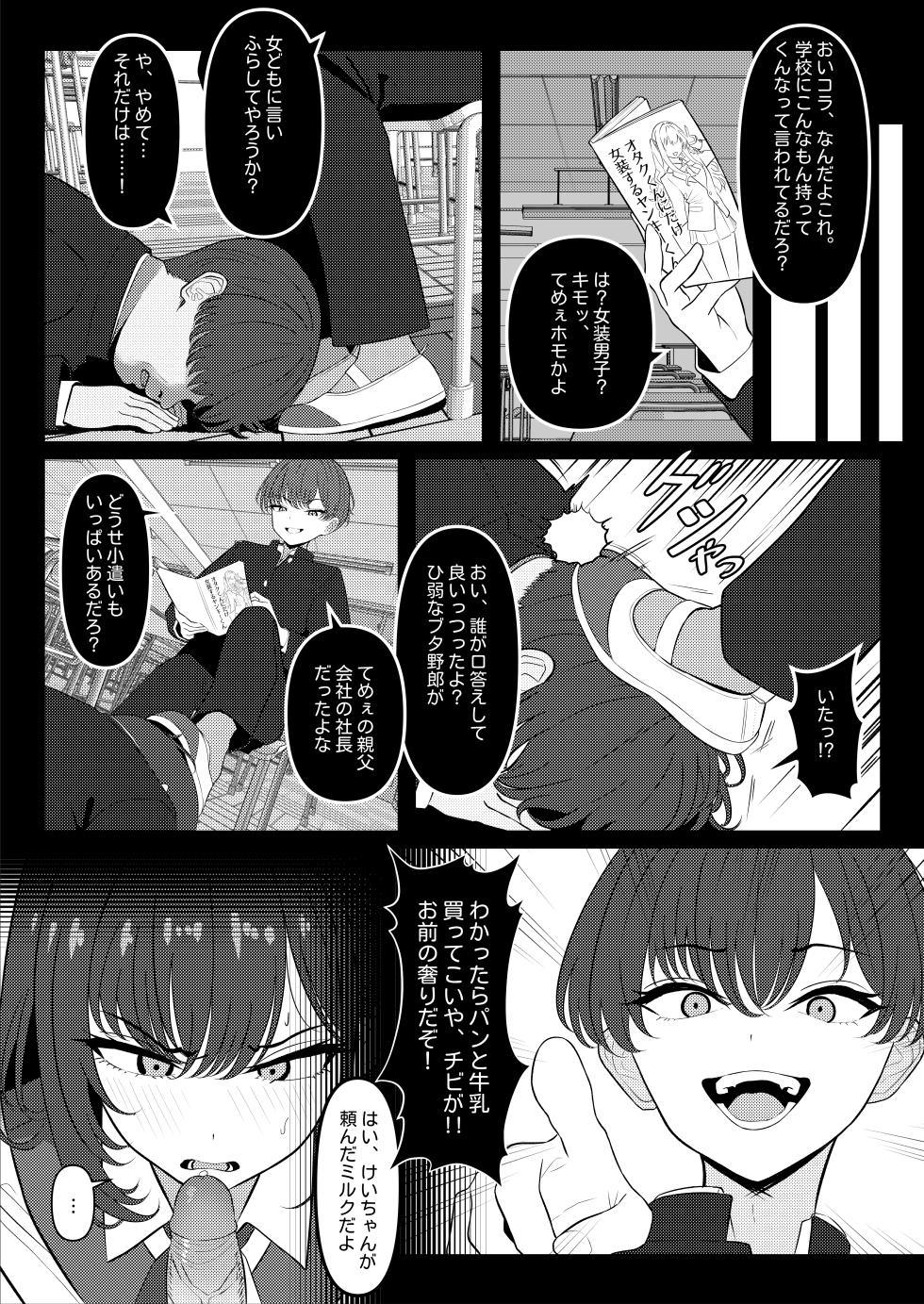 [TuriSasu] Gakusei Jidai, Boku o Ijimeteita Yankee ga Buka toshite Haittekita Ken Ch. 1 - 3 - Page 6