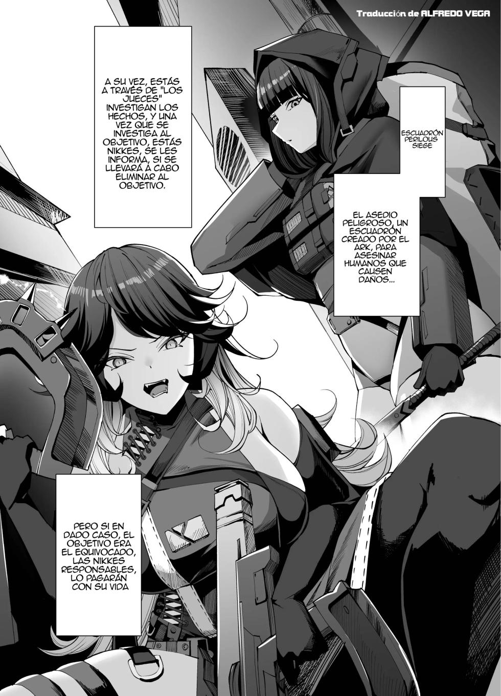 [Merenge Tenmondai (Kugurofu)] La D Significa Degeneración (Goddess of Victory: Nikke) [Spanish] [Alfredo Vega] - Page 2