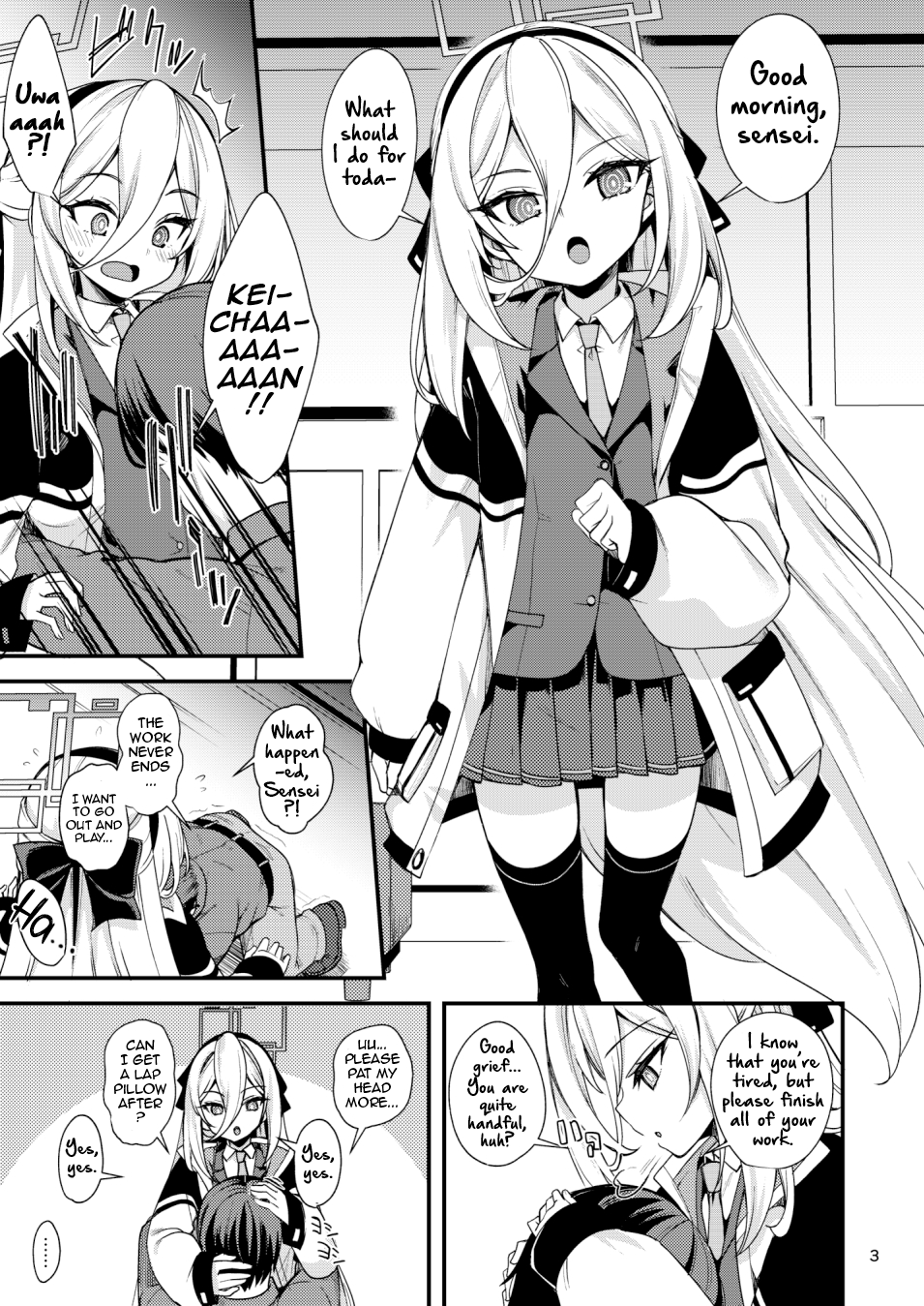 [Ryuukakusan Nodoame (Gokubuto Mayuge)] Nejimaki Shoujo ja Irarenai! | I Can't Possibly Put It Inside an Automaton Girl! (Blue Archive) [Digital] [English] [DeppoTL] - Page 2