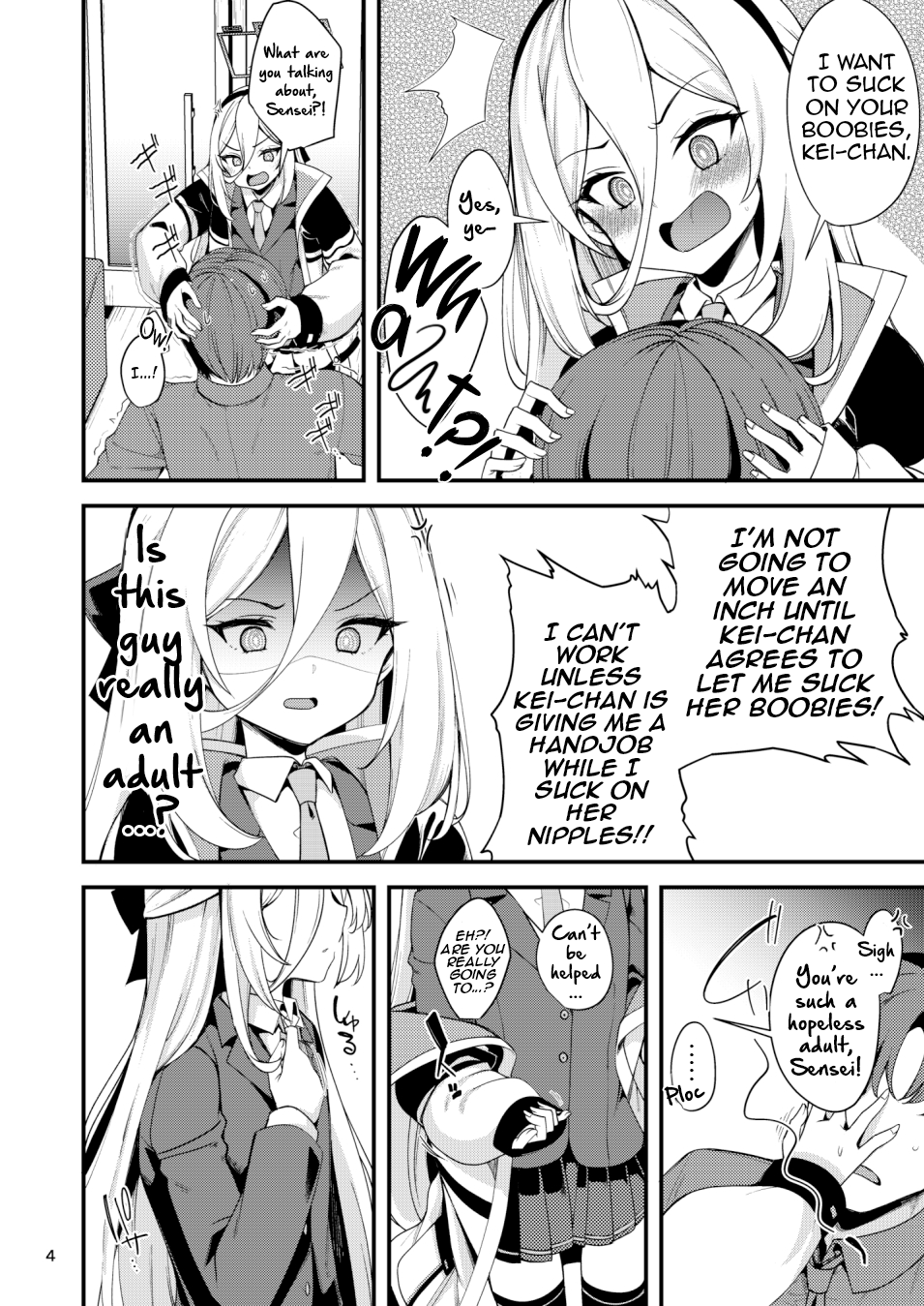 [Ryuukakusan Nodoame (Gokubuto Mayuge)] Nejimaki Shoujo ja Irarenai! | I Can't Possibly Put It Inside an Automaton Girl! (Blue Archive) [Digital] [English] [DeppoTL] - Page 3