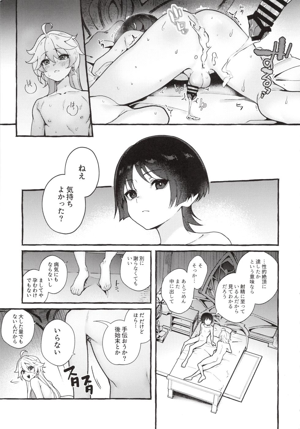 (Aozora ni Dakarete VR2026) [Houmatsu (uyu)] Zenbu Kimi no Sei da ! (Genshin Impact) - Page 6