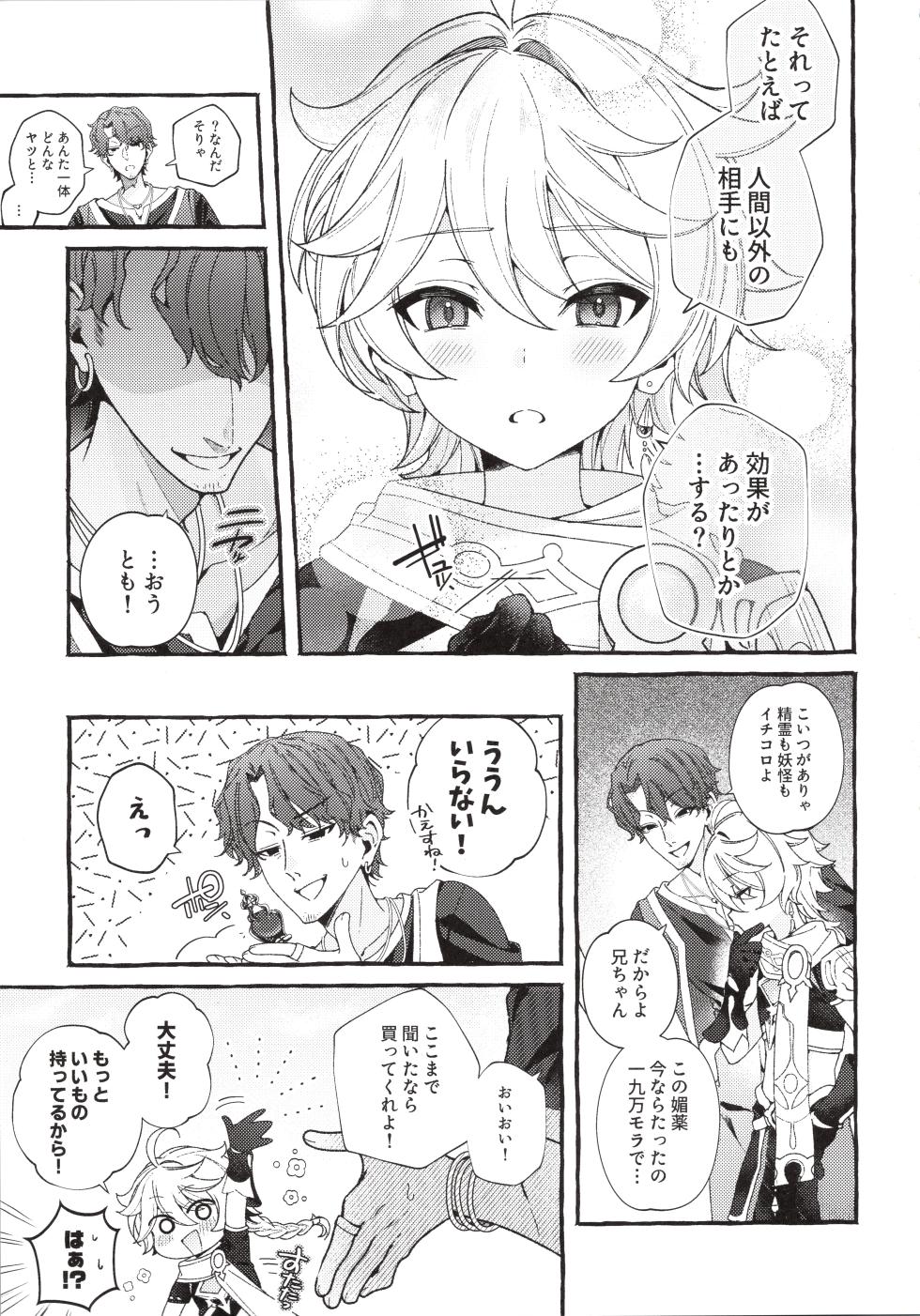 (Aozora ni Dakarete VR2026) [Houmatsu (uyu)] Zenbu Kimi no Sei da ! (Genshin Impact) - Page 16