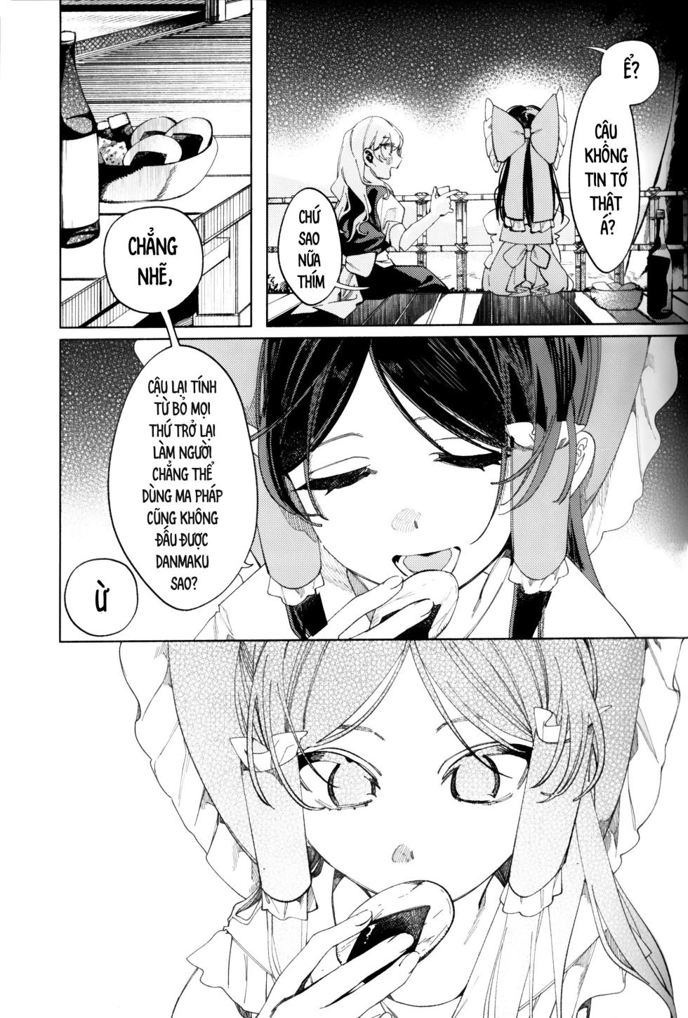 (Kouroumu 11) [Mochi Mochi Tama Roll. (Shichimi)] Shoujo no Owari no Gensoukyou (Touhou Project) [Vietnamese Tiếng Việt] [Bản dịch do AkiHide] - Page 3