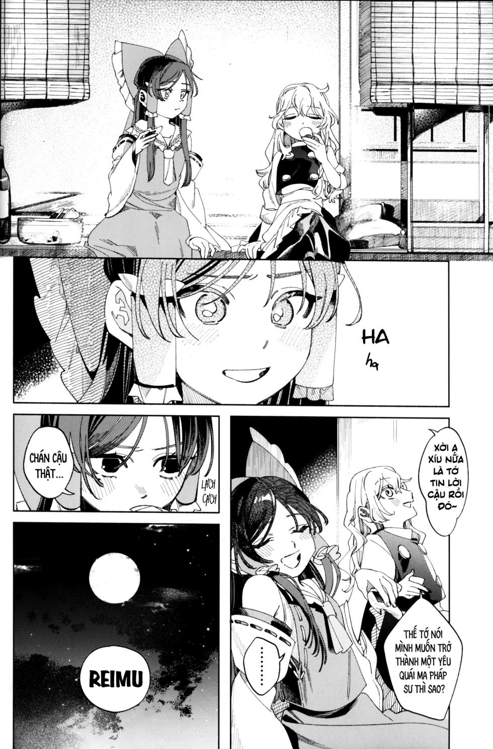 (Kouroumu 11) [Mochi Mochi Tama Roll. (Shichimi)] Shoujo no Owari no Gensoukyou (Touhou Project) [Vietnamese Tiếng Việt] [Bản dịch do AkiHide] - Page 4
