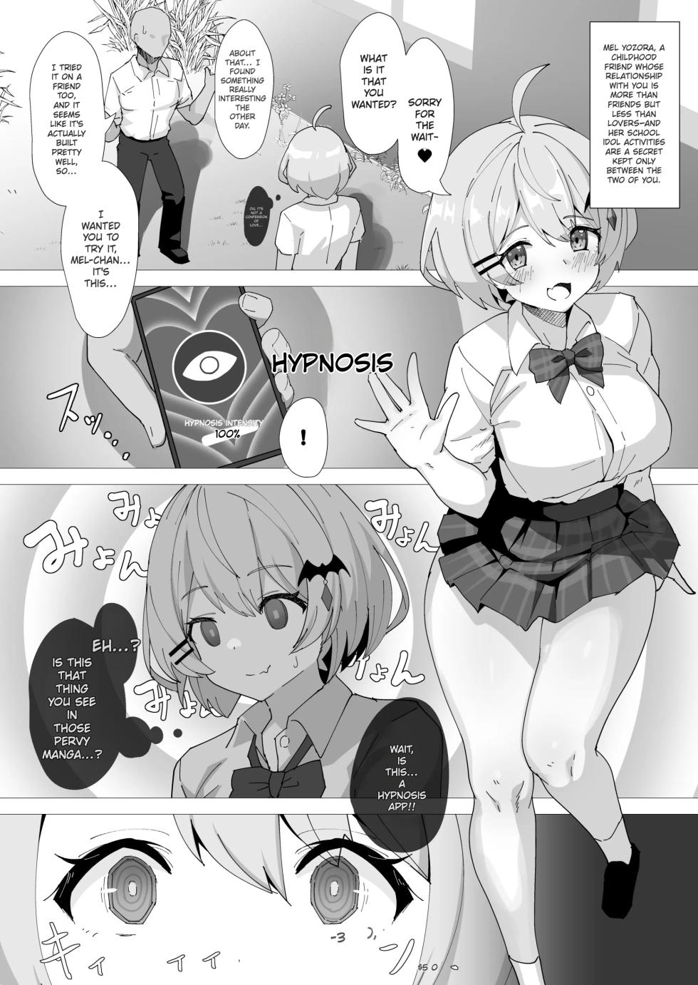 [Studio Hitoribocchi (Ayagi Daifuku)] Tensai Vampire wa Saimin Nante Kakaranai (Hontou) | Genius Vampires Don't Fall for Hypnosis (Yozora Mel) [English] [MTL] [Digital] - Page 2