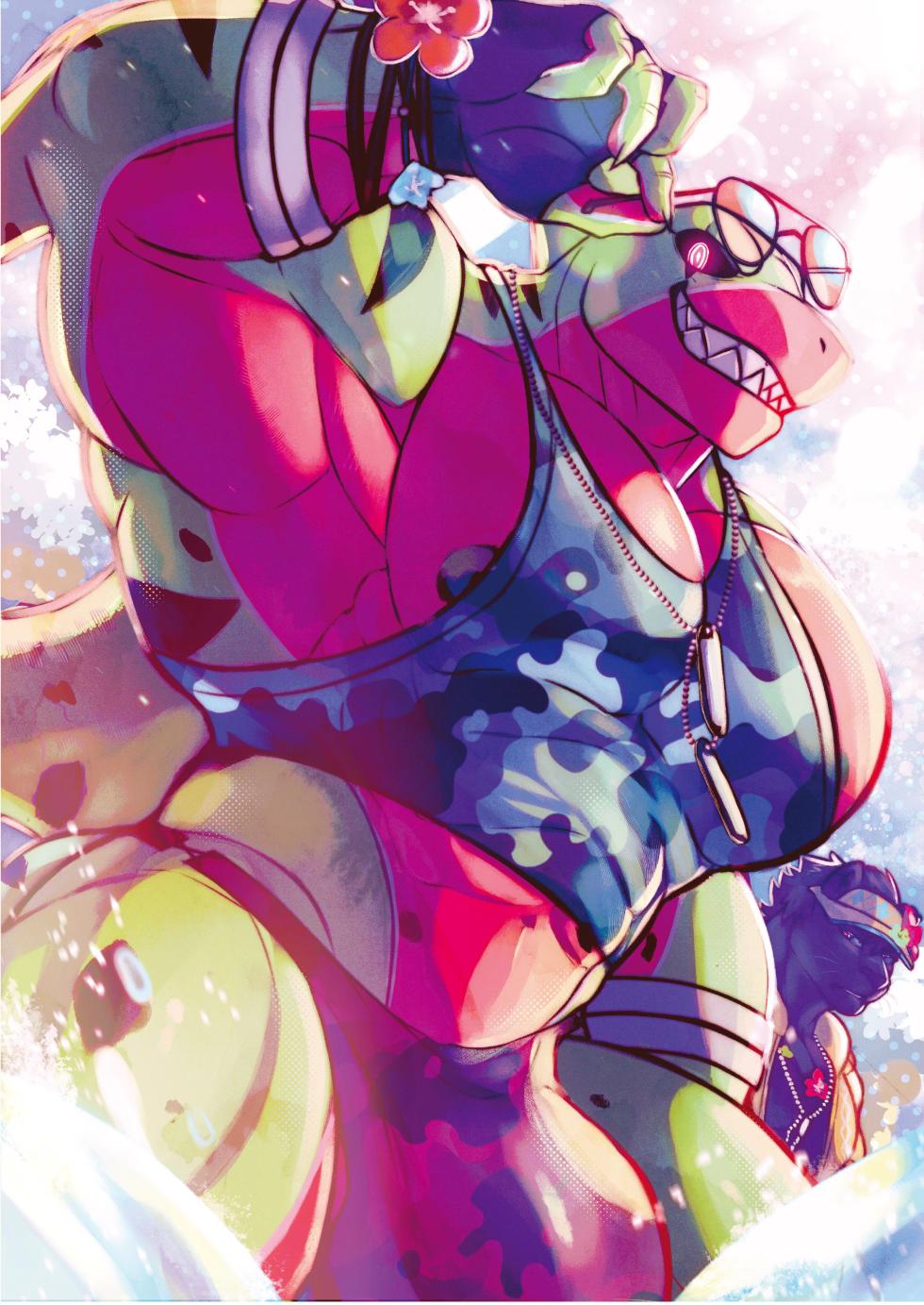[macro sergal] Summer splash2 (Illustration)1 [English/Chinese] [Digital] - Page 9
