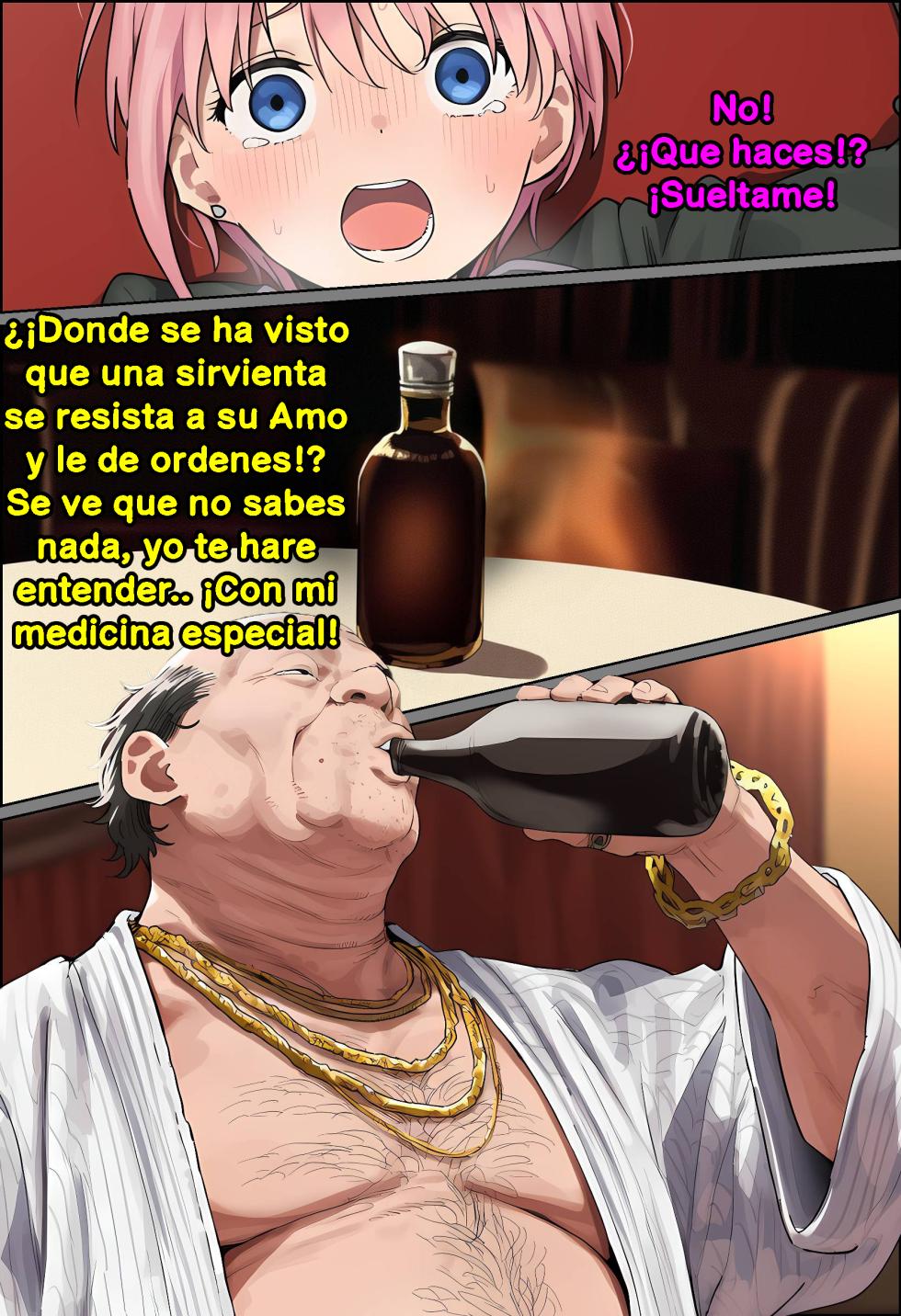 Aimalin【Parte 1】La prometedora joven actriz, Ichika Nak〇, es drogada con una sustancia sospechosa por un viejo patrocinador gordo y pervertido, volviéndose totalmente obediente a sus órdenes → Tras abandonar su juventud y a su familia, terminó degradada a una sirvienta personal de vientre hinchado que suplica por la semilla de su repugnante amo. [AI Generated] - Page 26