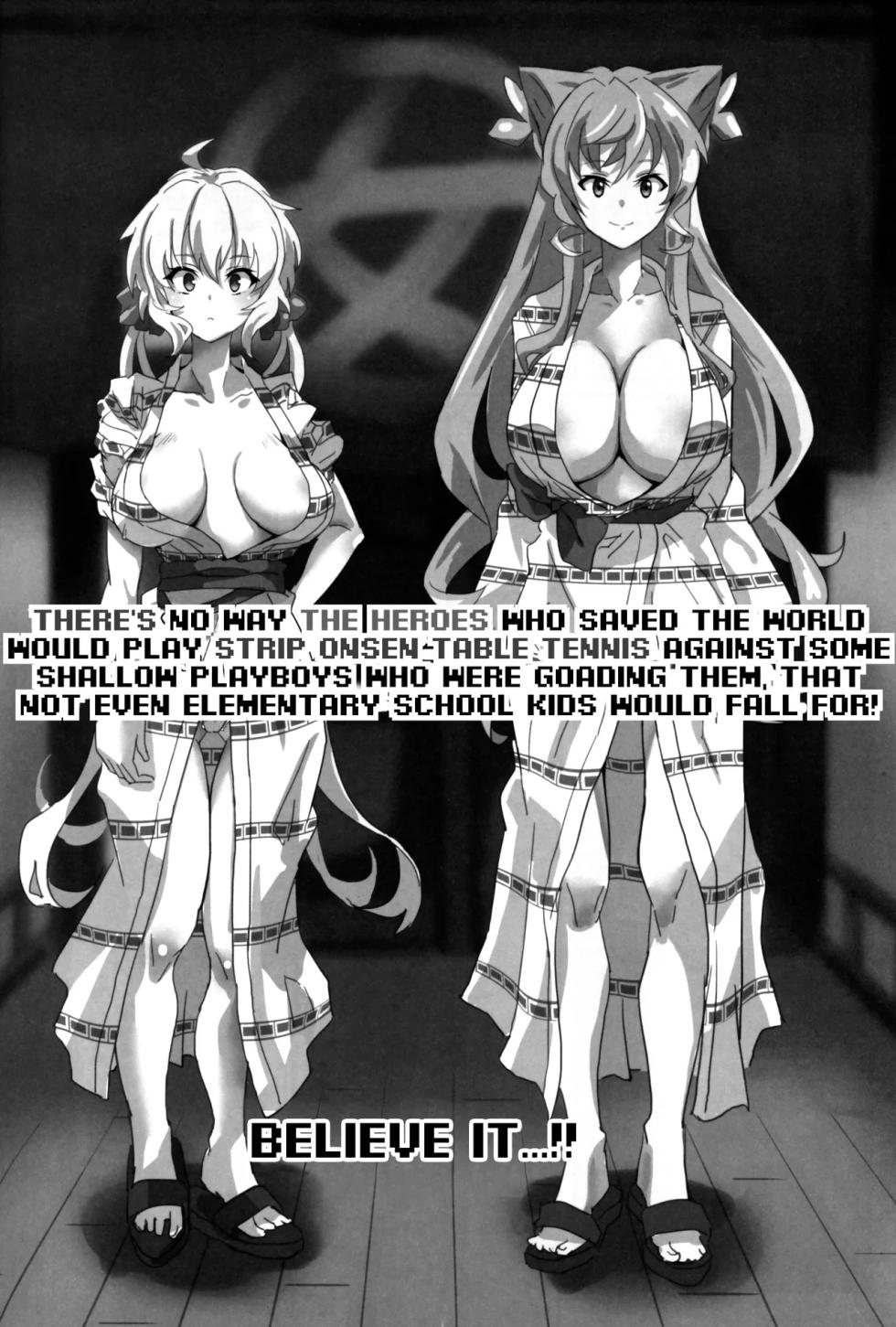 (C96) [Denshiko! (Outotsu Den)] Bakunyuu Yukata Yureyure Onsen Takkyuu Memoria (Senki Zesshou Symphogear) [Chinese] [ai渣翻] - Page 3