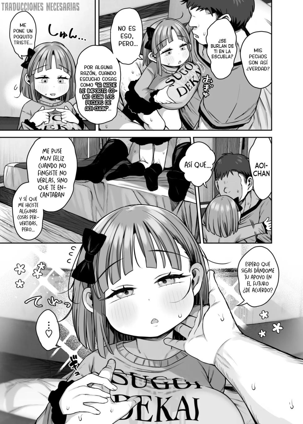 [Kereno Teikoku (Kereno)] Dekasugi!? Bakunyuu Shougakusei Aoi-chan | ¿¡Demasiado grandes!? Aoi-chan, la niña de primaria de grandes pechos [Traducciones necesarias] - Page 39