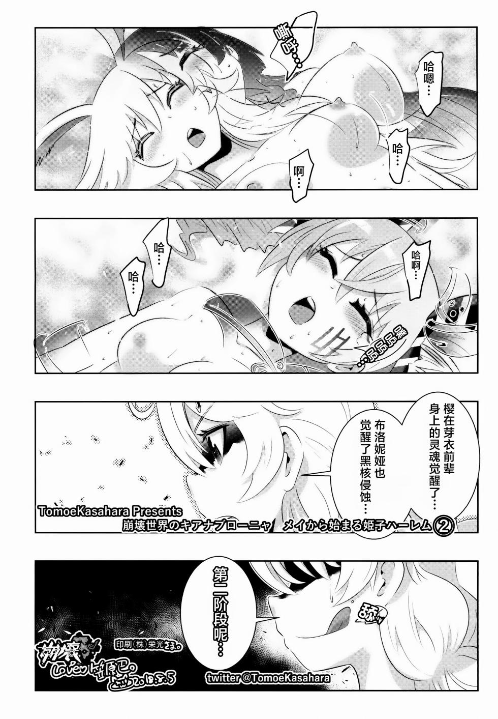 [Kasahara Tomoe (Kasahara Tomoe)] Houkai Sekai no Kiana Bronya Mei kara Hajimeru Himeko Harem 2 (Honkai Impact 3) [Chinese] [颠佬旅者汉化组] [Digital] - Page 18