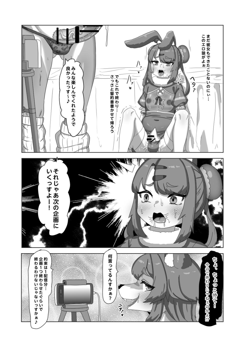 [Nitiniti Sowa (Apacchi)] Futanari Ookami Gal wa Usagi Otokonoko Layer to Collab Haishin Suru!? - Page 24