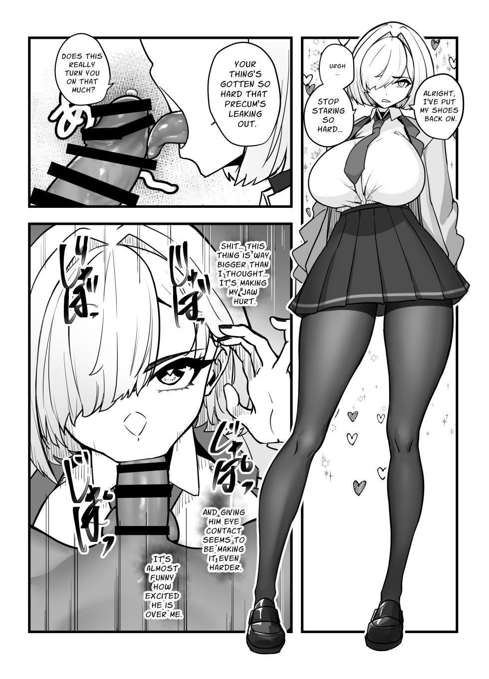 [Nietzsche (Sukechi)] Aiso no Warui Haken Rifure Joshi ga Jitsu wa Nagachichi JK deshita | The Unsocialable Girl working at the Outcall Reflexology Salon is actually a JK with Huge Breasts [English] [ApricotJam] - Page 10