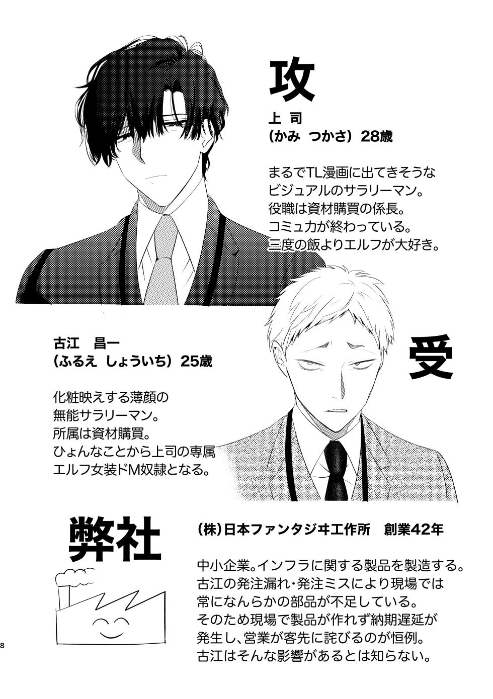 [サイデリ屋(不治ノマンシン)]無能部下ですがエルフ女装の才能がありました。 - Page 8