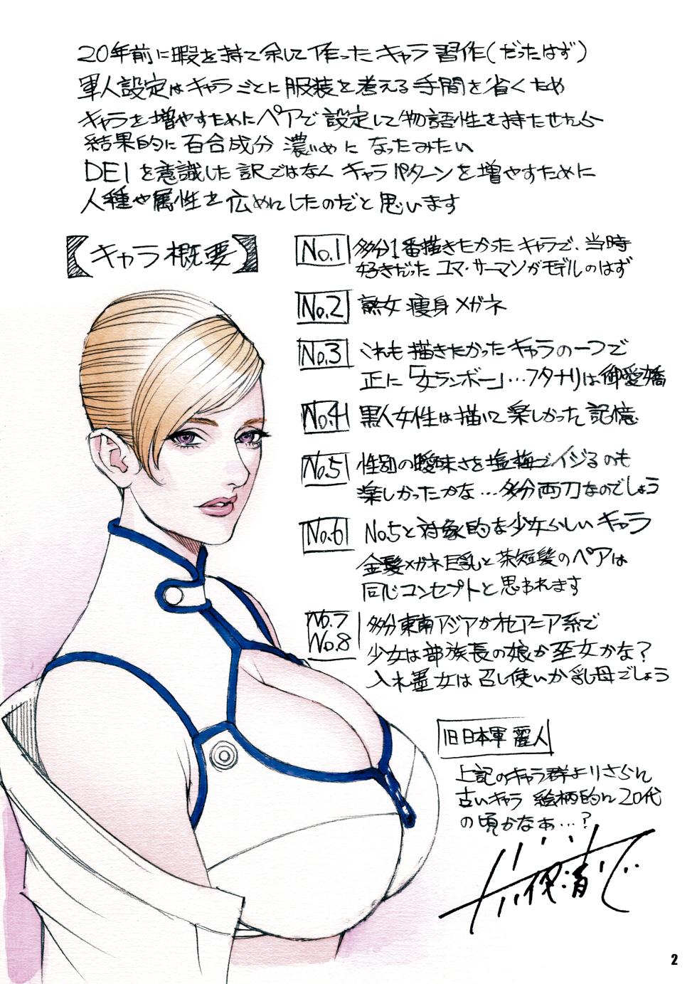 [Dennou Yamasakigumi (Izayoi Seishin)] GUN JOW IRO ~Onna Gunjin Rough Gashuu~ [Digital] - Page 2