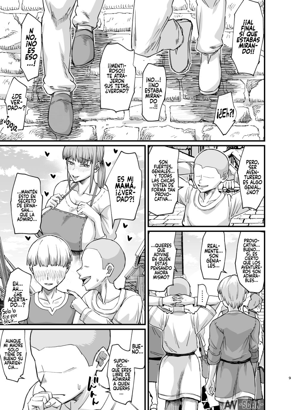 [Kireinabuta (Butachangu)] Katsute Eiyu datta, Onna Tachihe.｜La Mujer que Alguna Vez Fue una Heroína. [Spanish] [Andreww857 = -A.W. SCAN-] [Digital] - Page 9