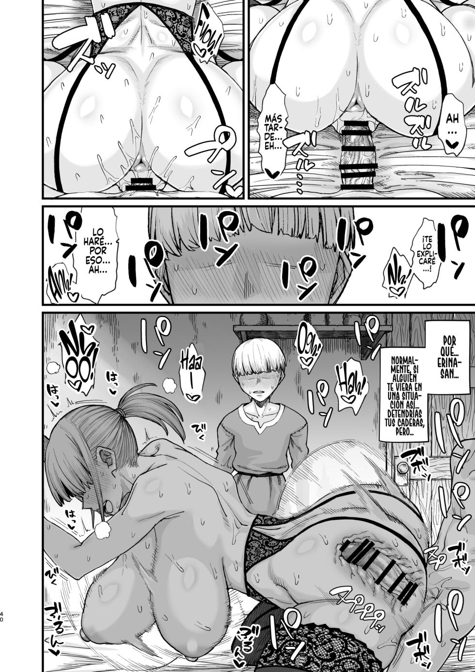 [Kireinabuta (Butachangu)] Katsute Eiyu datta, Onna Tachihe.｜La Mujer que Alguna Vez Fue una Heroína. [Spanish] [Andreww857 = -A.W. SCAN-] [Digital] - Page 40