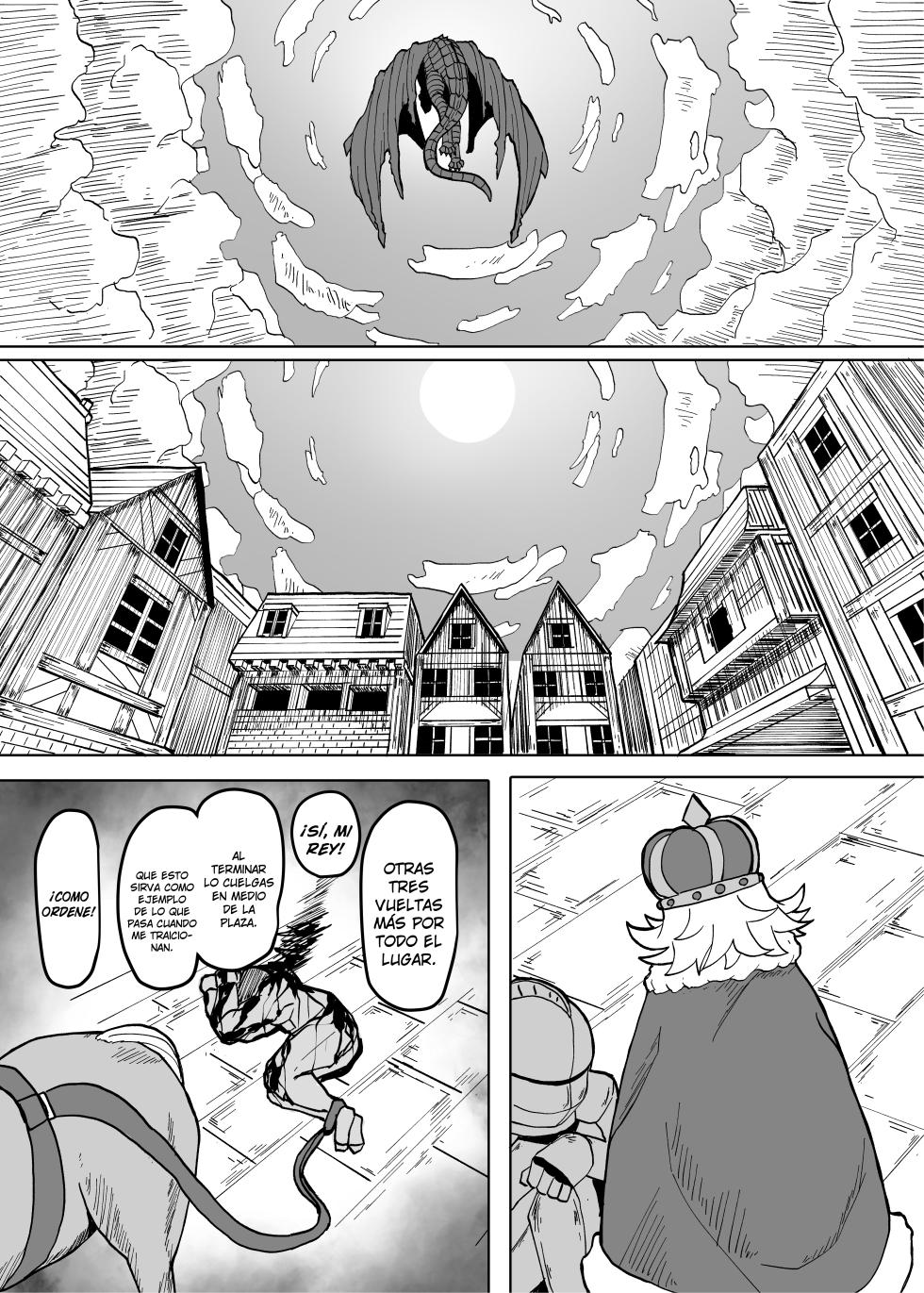 [Saikutsu Kichi (Kagarimachi Konatsu)] Ano Yoru ga Ichiban no Shiawase datta kara Hakugai Ryuu Musume to Genkai Koroshi-ya Jingo Wasurete Kemono Ecchi [Spanish] [Lanerte] [Digital] - Page 15