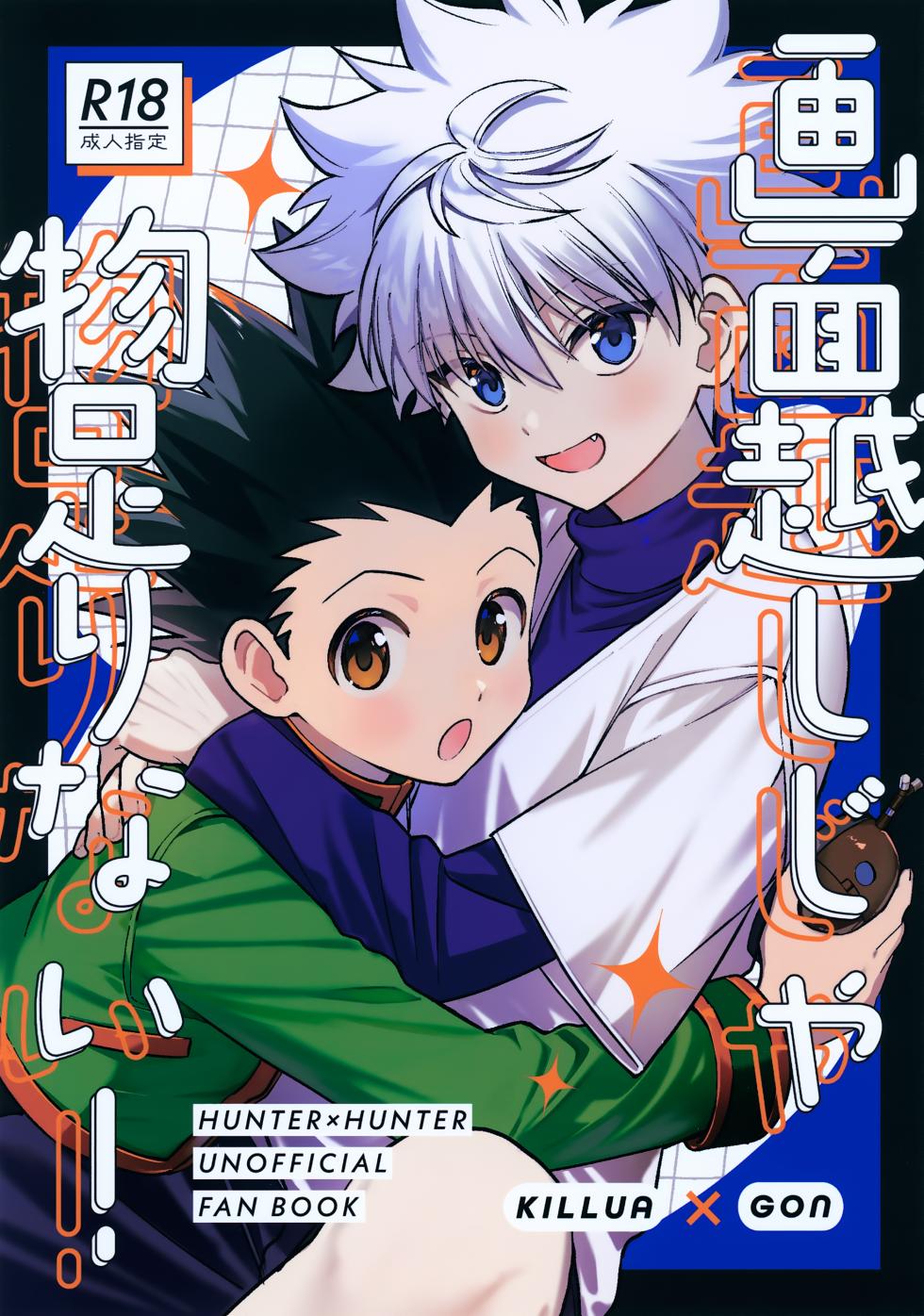 (Re:HUNTER 11) [Chouki Ryokou (5tuka)] Gamen Goshi ja Monotarinai! (Hunter x Hunter) - Page 1