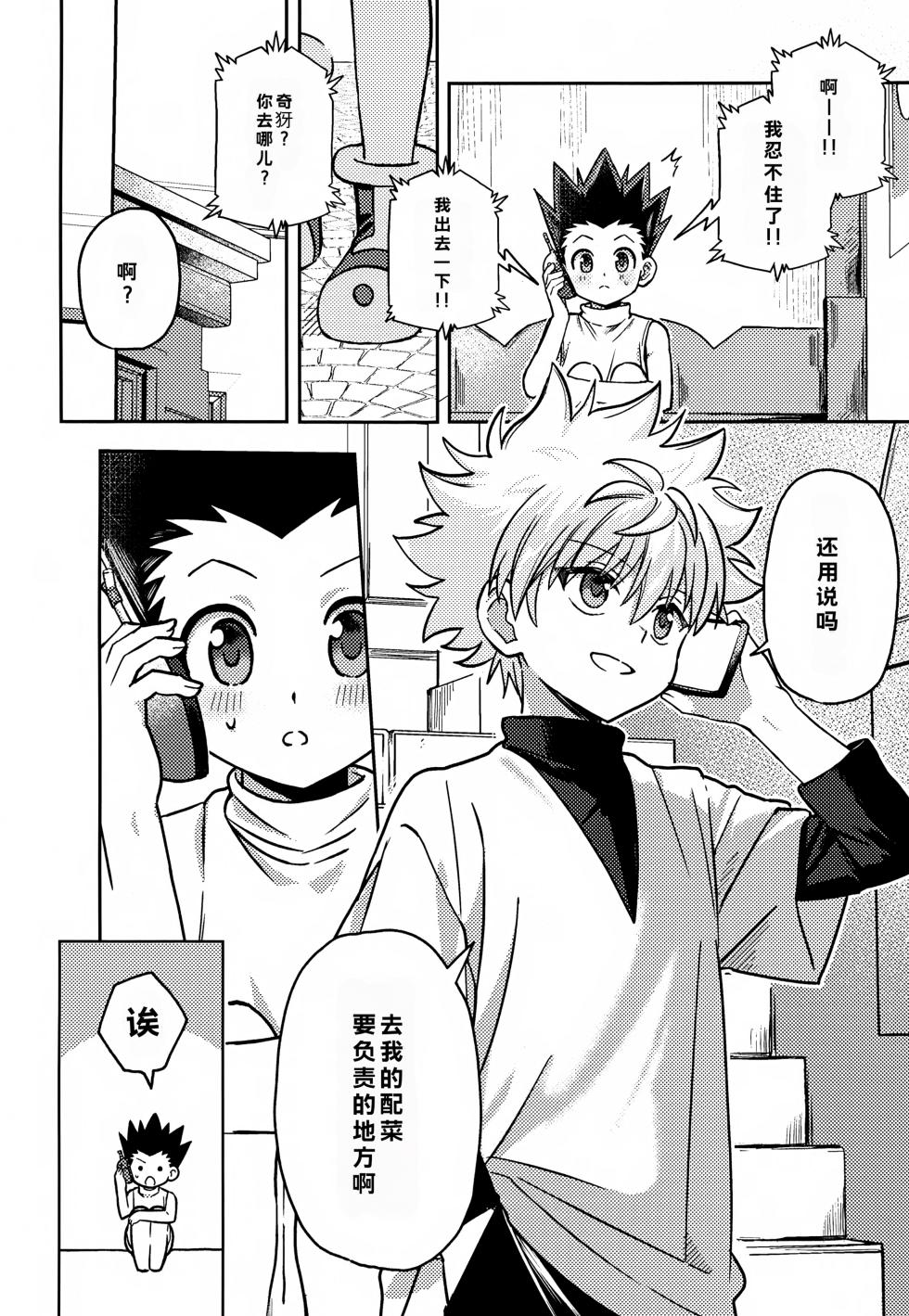 (Re:HUNTER 11) [Chouki Ryokou (5tuka)] Gamen Goshi ja Monotarinai! (Hunter x Hunter) - Page 11