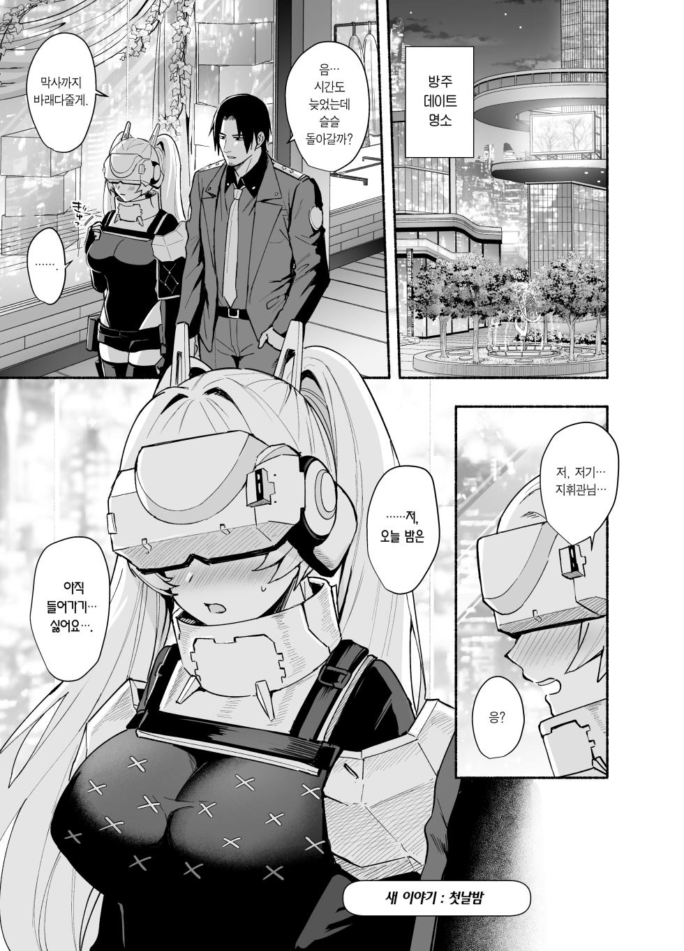 [AMAM (Sub Arare)] Shikikan-san to Ryousangata-chan no Ecchi na Yatsu Matome. +α | 지휘관님과 양산형 짱의 야한 것 모음. +α (Goddess of Victory: Nikke) [Korean] [Digital] - Page 4