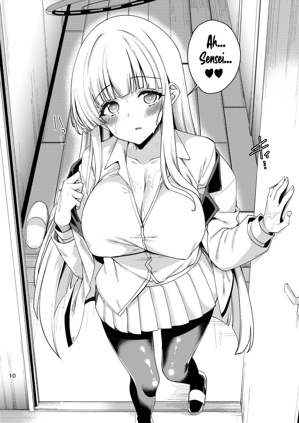 [Ryuukakusan Nodoame (Gokubuto Mayuge)] Sensei, Ippai Kiroku shite Kudasai ne | Sensei, grabe muchos recuerdos, ¿sí? (Blue Archive) [Spanish] [ToniRapsody] [Digital] - Page 9
