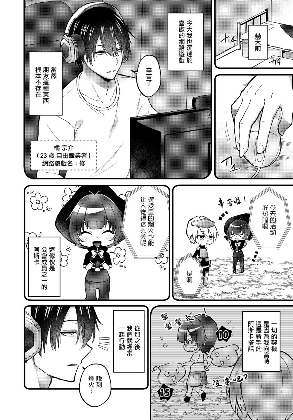 [Izumo Ayuka] Net Game InCha♂ x Seijun Nikushoku♀ no Guild Member Off-Pako Kai | 網遊陰角男♂×清純肉食女♀的公會成員線下約炮會 (COMIC Luxuria Vol. 3) [Chinese] [Digital] - Page 2