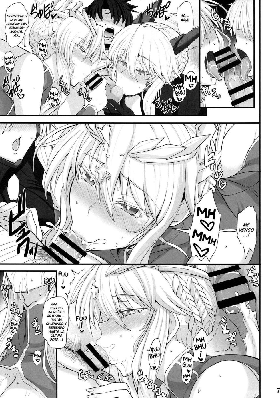 (C93) [Tamagobou (Kumakiti)] Chichiue to Issho (Fate/Grand Order) [Spanish] - Page 7
