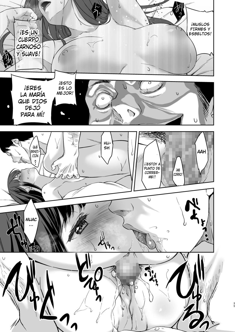 [Ura FMO (Fumio)] Ane to Bitch no Hito ni wa Ienai Minatoku Tawaman Party Night Español - Page 34