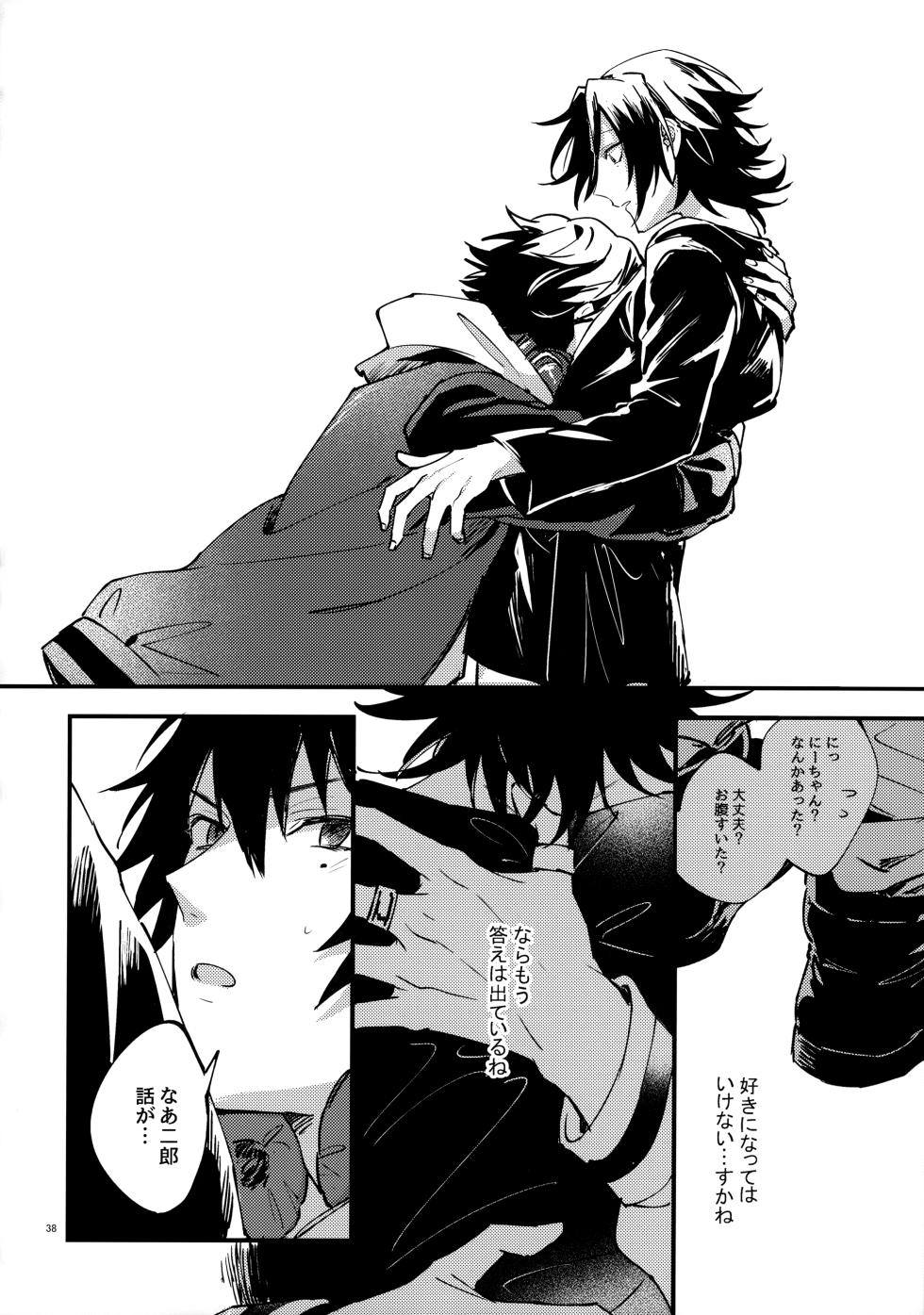 (Crazy Lyric Battle 10) [炬燵太郎 (こた)] 兄弟 (Hypnosis Mic) - Page 37