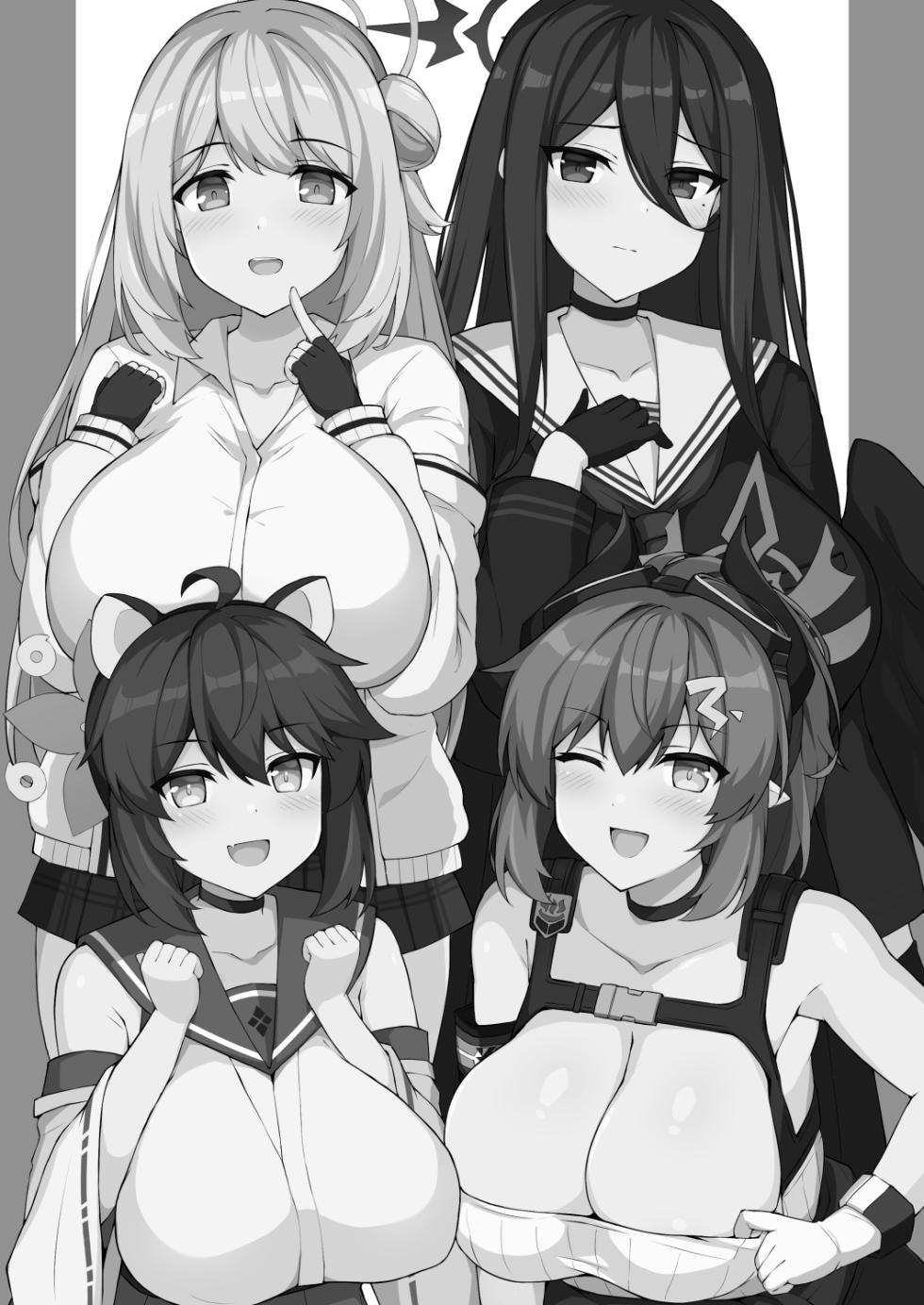 [Kyojinkou (Toyo)] Oppai DeChive (Blue Archive) [Digital] - Page 2