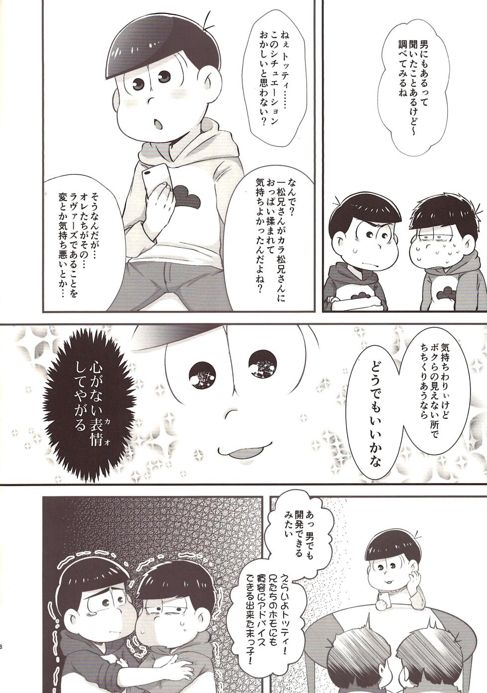 [Tokuni nashi (Nyalopisu)] Marshmallow development (Osomatsu-san) - Page 8
