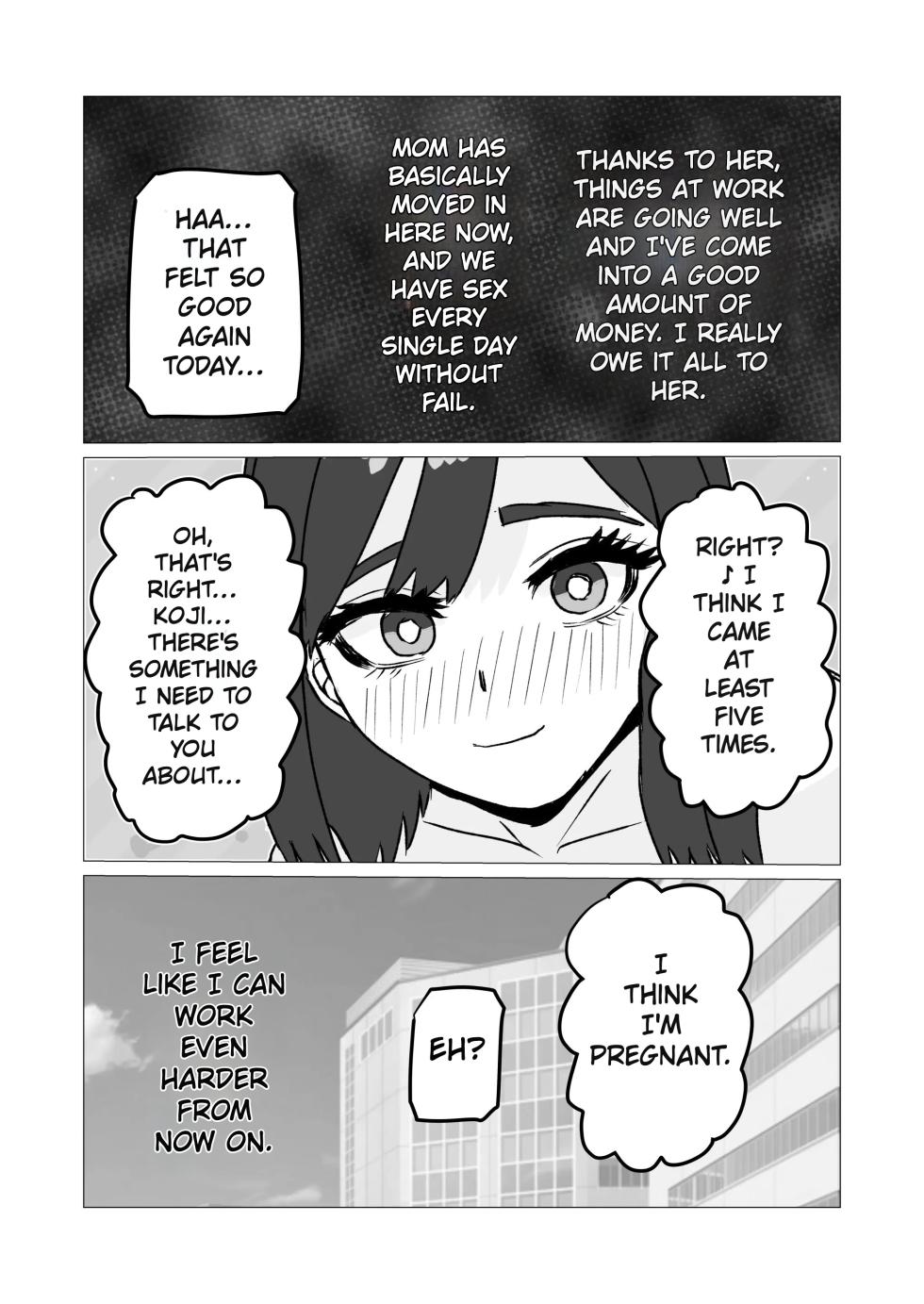 [Nejiri] Jyoukyou shita Ore o Shinpai shite Ai ni Kita Okaa-san o Oshi Taoshitara...  I Pushed Her Down [English] [MTL] - Page 26