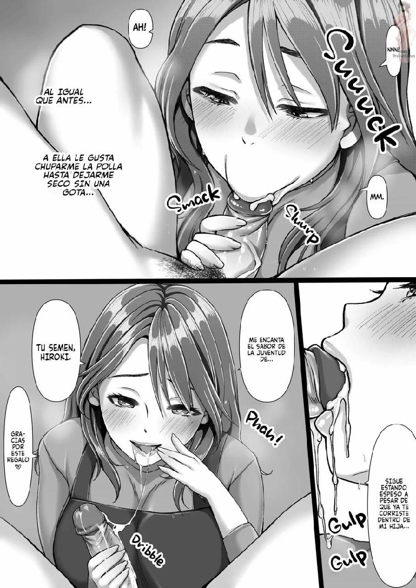 [Kiiroi Shizuku] Kanojo no Mama ga Motokano datta | La mamá de mi novia es mi ex [Spanish]  [Decensored] - Page 20