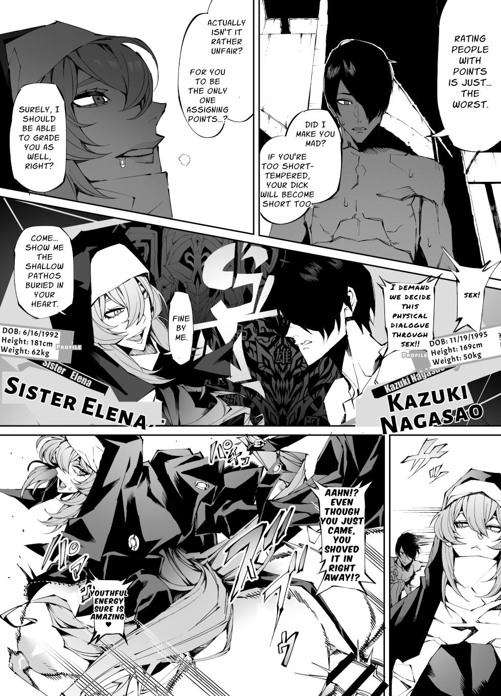 [Yakiniku Tabetei (Pobotto)] Kyokon Tensei -Seiki Shijou Shugi na Isekai ni Tensei shita no de Bakunyuu Bijo to Hame Makuri -Gyaru Amazon & Inran Sister Hen- | Big Dick Reincarnation ~Fuckin' Big Titty Babes in a Genital Supremacism World~ Amazoness & Nun [English] {Penguin Piper} - Page 31