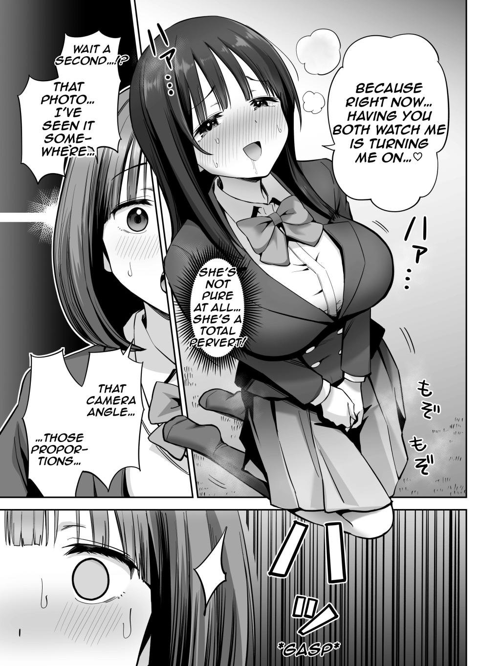 [Honshiro Nikori] Ura Aka Joshi no Jidori Ero Gosoushin | A Girl with a Secret-Account Accidentally Sends a Lewd Selfie  [English] [Digital] - Page 20
