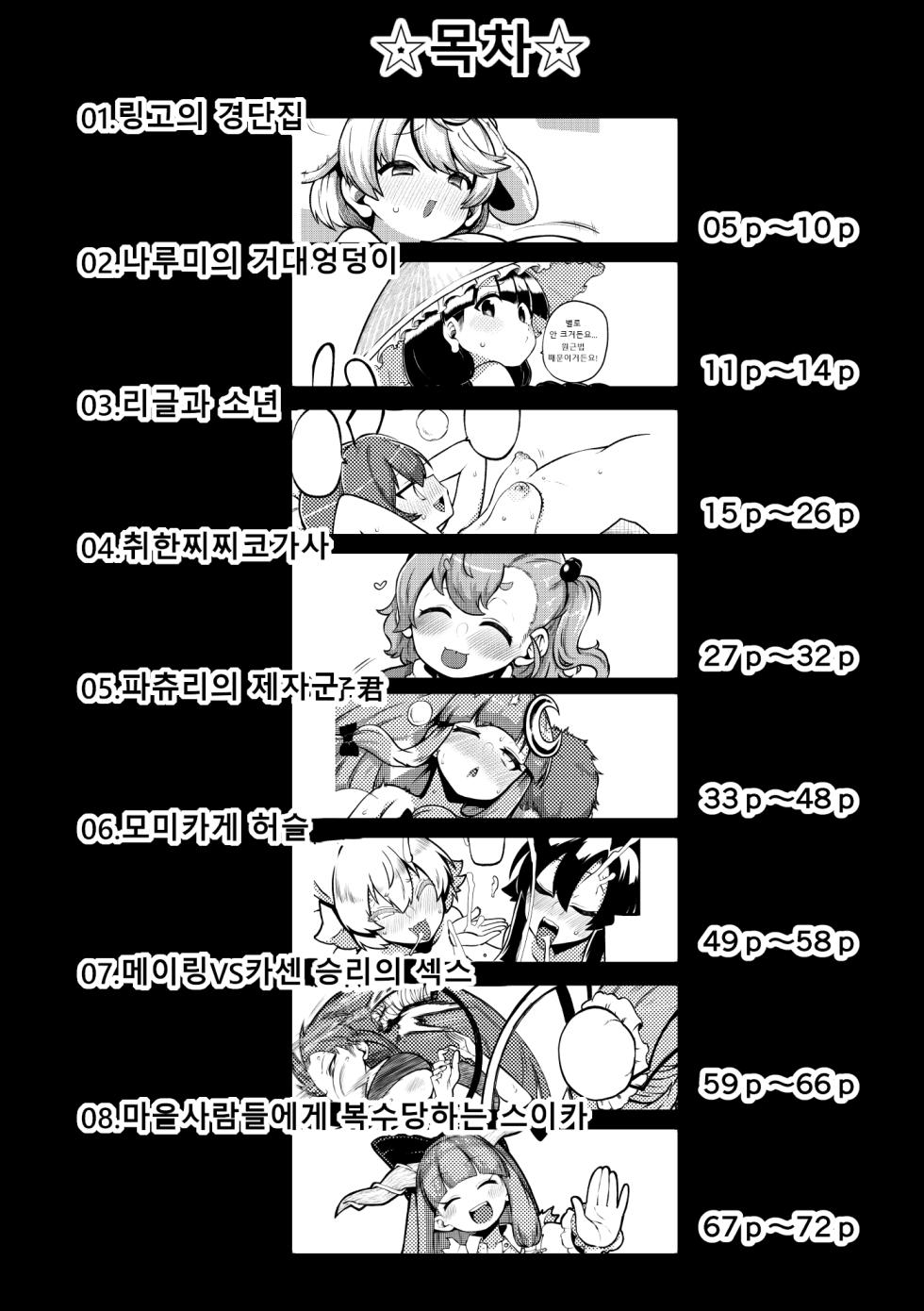 [Shoujo Rakugakichuu (Himajin no Izu)] skeb na Gensou Shoujo Shuu 9 | 음란한 환상 소녀집 9 (Touhou Project)  [Korean] [Digital]  [Ongoing] - Page 3